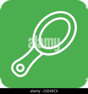 Mirror Vector Icon Design Illustration Stock Vector