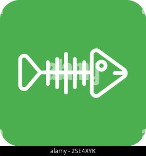 Fish tail Vector Icon Design Illustration Stock Vector