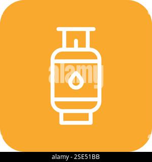 Camping gas Vector Icon Design Illustration Stock Vector