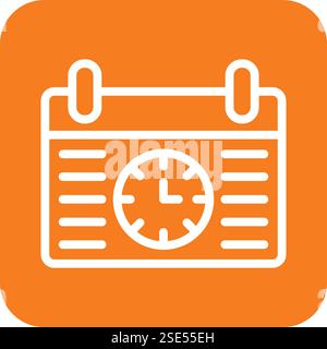 Clock Vector Icon Design Illustration Stock Vector