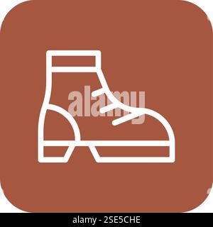 Boots Vector Icon Design Illustration Stock Vector