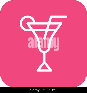 Drinks Vector Icon Design Illustration Stock Vector