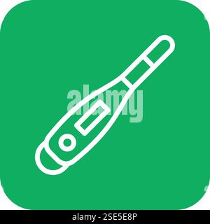 Thermometer Vector Icon Design Illustration Stock Vector