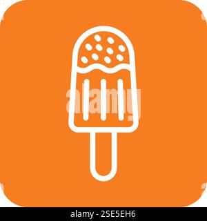 Ice cream Vector Icon Design Illustration Stock Vector