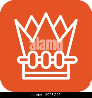Crown Vector Icon Design Illustration Stock Vector