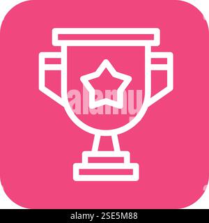 Award Vector Icon Design Illustration Stock Vector