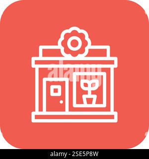 Florist Vector Icon Design Illustration Stock Vector