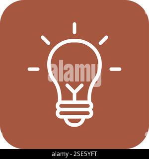 Bulb Vector Icon Design Illustration Stock Vector