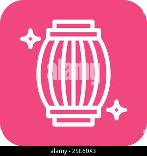 Barrel Vector Icon Design Illustration Stock Vector
