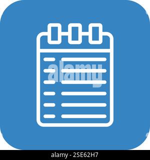 Notebook Vector Icon Design Illustration Stock Vector