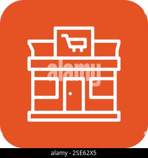 Store Vector Icon Design Illustration Stock Vector