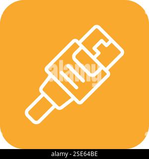 Usb cable Vector Icon Design Illustration Stock Vector