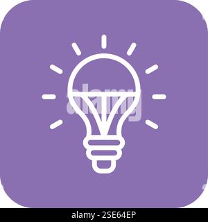 Led bulb Vector Icon Design Illustration Stock Vector