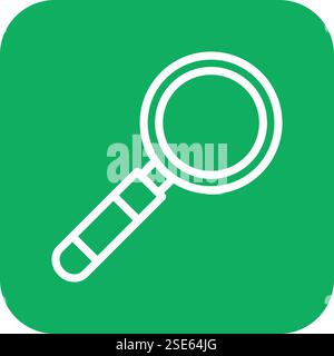 Magnifying Glass Vector Icon Design Illustration Stock Vector