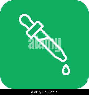 Eye Dropper Vector Icon Design Illustration Stock Vector