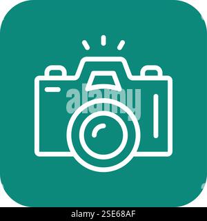 Camera Vector Icon Design Illustration Stock Vector