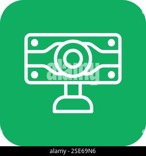 Webcam Vector Icon Design Illustration Stock Vector