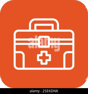 First Aid Kit Vector Icon Design Illustration Stock Vector