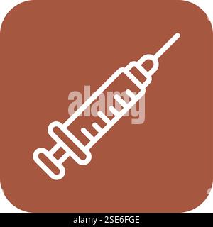 Syringe Vector Icon Design Illustration Stock Vector