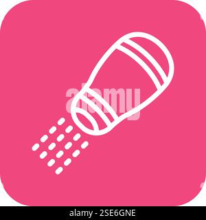 Salt Shaker Vector Icon Design Illustration Stock Vector