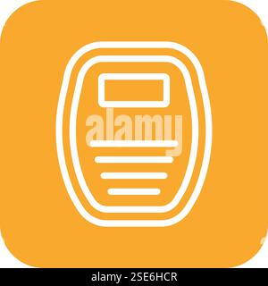 Weighing Machine Vector Icon Design Illustration Stock Vector