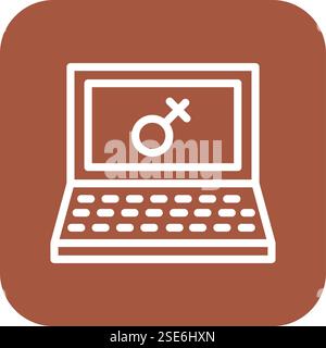 Female Vector Icon Design Illustration Stock Vector