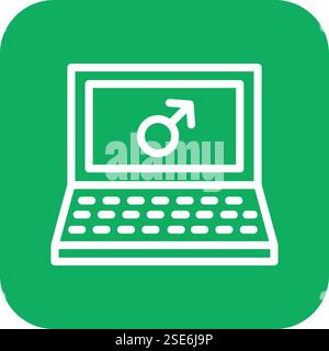 Male Vector Icon Design Illustration Stock Vector