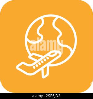 Travel Vector Icon Design Illustration Stock Vector