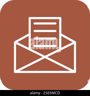 Envelope Vector Icon Design Illustration Stock Vector