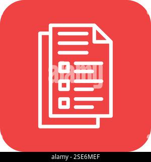 Document Vector Icon Design Illustration Stock Vector