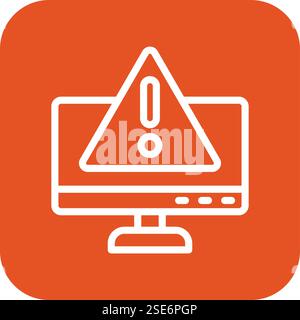 Danger Vector Icon Design Illustration Stock Vector