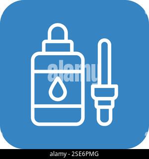 Correction Fluid Vector Icon Design Illustration Stock Vector