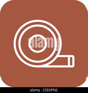 Masking Tape Vector Icon Design Illustration Stock Vector