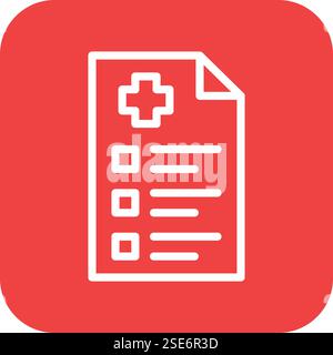 Health Check Vector Icon Design Illustration Stock Vector