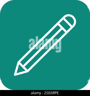 Pencil Vector Icon Design Illustration Stock Vector