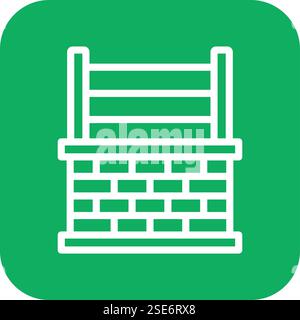 Border Vector Icon Design Illustration Stock Vector