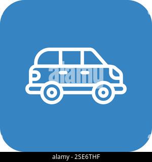 Automobile Vector Icon Design Illustration Stock Vector