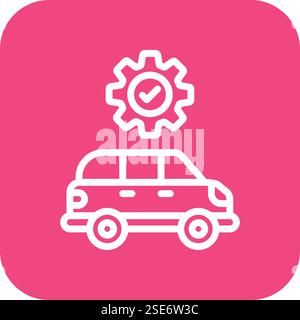 Car service Vector Icon Design Illustration Stock Vector