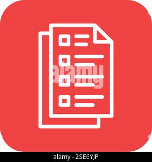 Files Vector Icon Design Illustration Stock Vector
