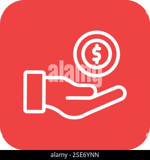 Bonus Vector Icon Design Illustration Stock Vector