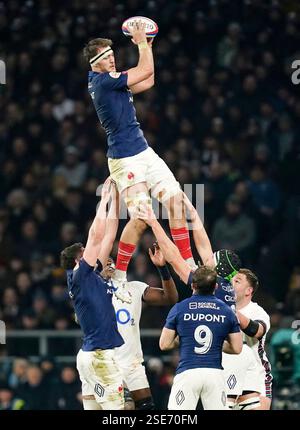 Alexandre ROUMAT of France during the 2025 Six Nations Championship ...