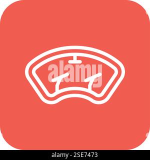 Windscreen Vector Icon Design Illustration Stock Vector