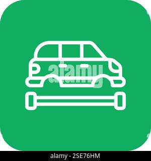 Chassis Vector Icon Design Illustration Stock Vector
