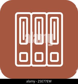 Folder Vector Icon Design Illustration Stock Vector