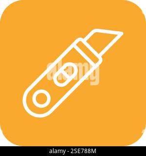 Cutter Vector Icon Design Illustration Stock Vector