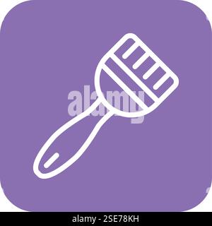 Paint Brush Vector Icon Design Illustration Stock Vector