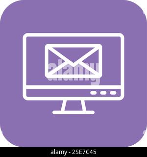Email Vector Icon Design Illustration Stock Vector
