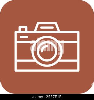 Camera Vector Icon Design Illustration Stock Vector