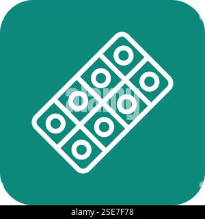 Pills Vector Icon Design Illustration Stock Vector