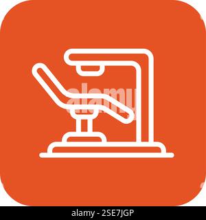 Dentist Chair Vector Icon Design Illustration Stock Vector
